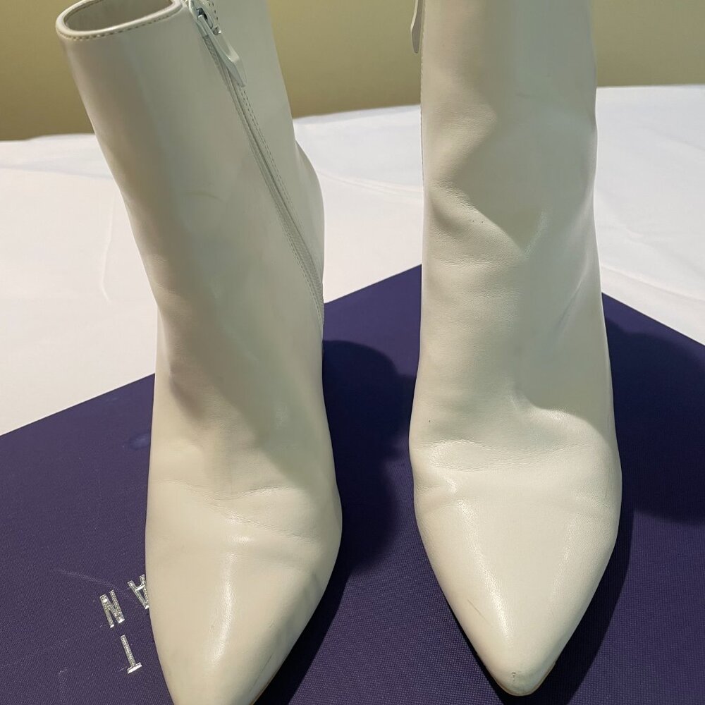 White Gogo Boots, size 7.5